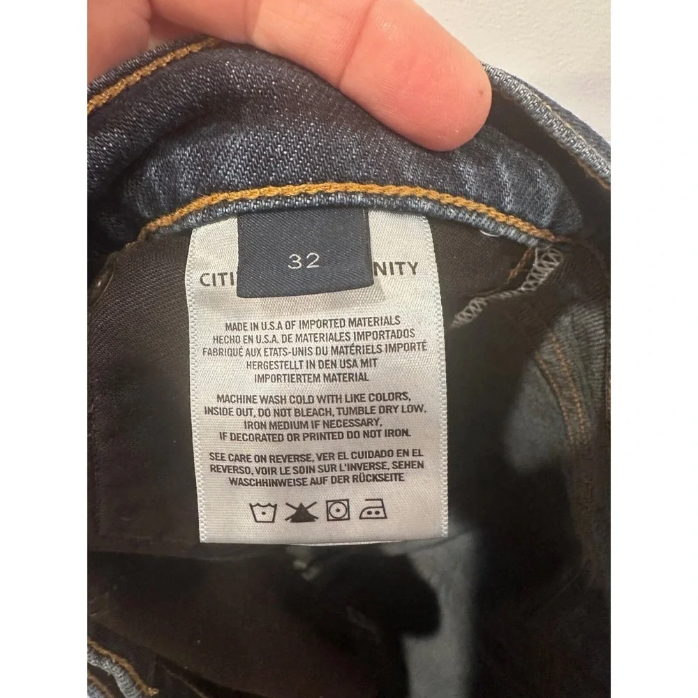 Citizens of Humanity The Adler Classic Slim-Straight Luxury Jeans Men's 32 Denim